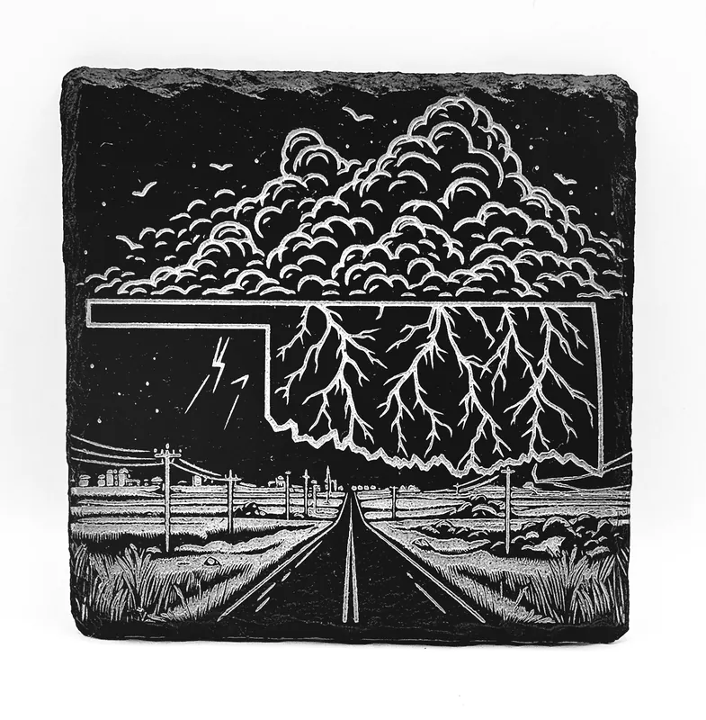 Engraved Tile - Custom ceramic engraving